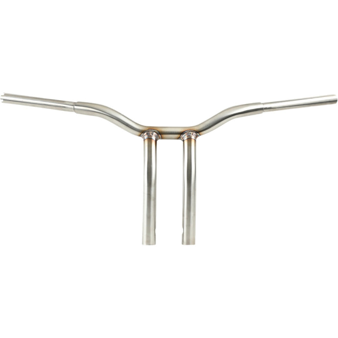 La Choppers LA-7338-12SS 1-1/4in. Pullback Risers for Welded Kage Fighter T-Bars - Stainless Steel