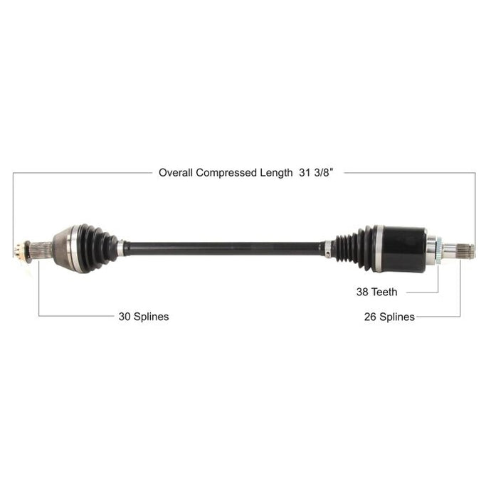 Tytaneum HON-6050HD Heavy Duty CV Axle