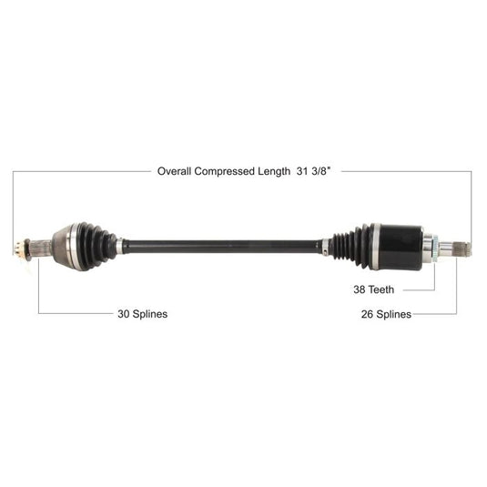 Tytaneum HON-6050HD Heavy Duty CV Axle