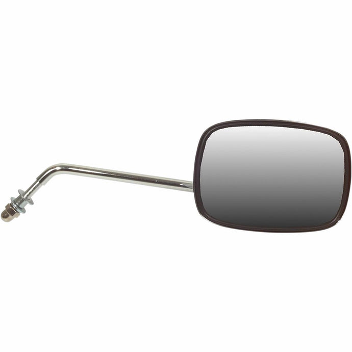 Emgo 20-21713 Die-Cast Chrome Custom Mirror - Bolt On - Plain Face - Right