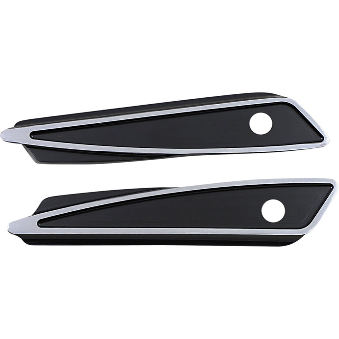 Covingtons C1810-B Saddlebag Hinge Covers - Ripper - Black