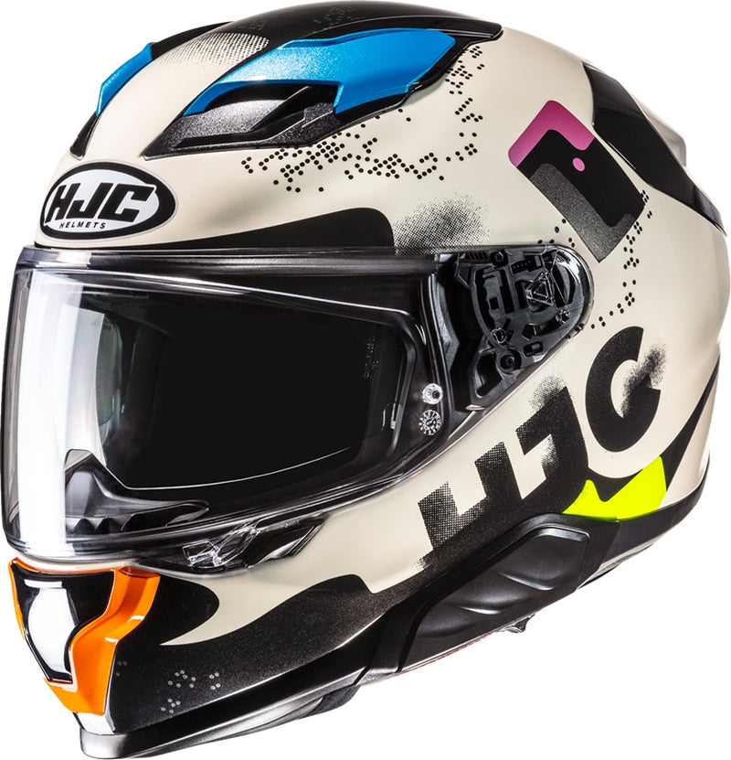 Load image into Gallery viewer, Hjc F71 Faco Helmet (X-Large, Blue/Pink (MC-28))
