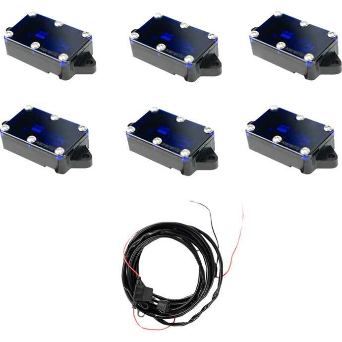 Heretic Studio 70027 LED Rock Lights - 6 Pack - Blue