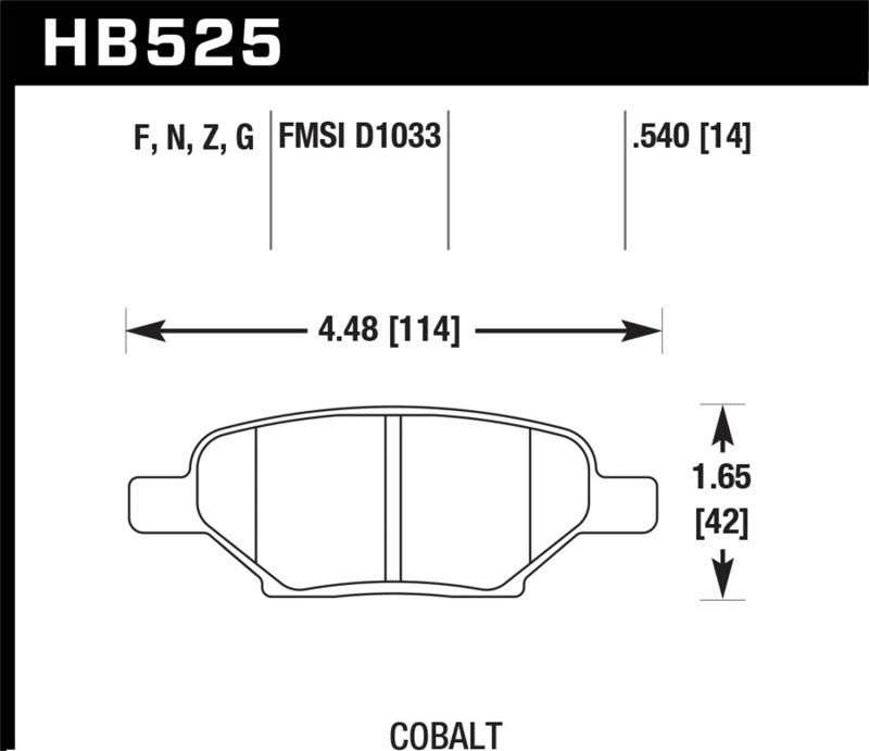 Load image into Gallery viewer, Hawk Performance HB525F.540 HAWK HPS Brake Pad Sets
