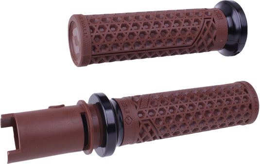 Odi V31VHTCN-B Harley Davidson Vans Lock-On Grips - Brown/Black