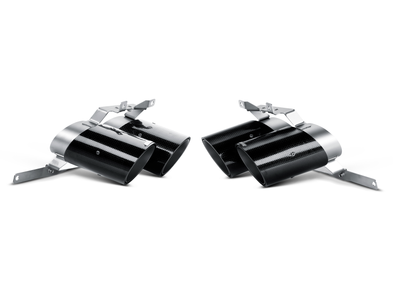 Load image into Gallery viewer, Akrapovic TP-CT/7 AKR Tail Pipe Set - Carbon
