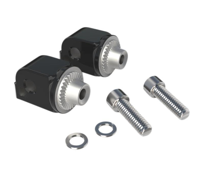 Ciro 60016 Footrest Adapters - Black