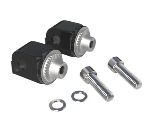 Ciro 60016 Footrest Adapters - Black