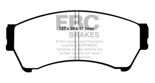 Ebc DP41765/2R EBC Yellowstuff Brake Pad Sets