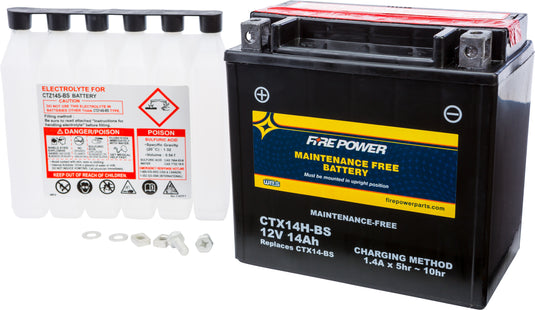 Fire Power CTX14H-BS Sealed Battery
