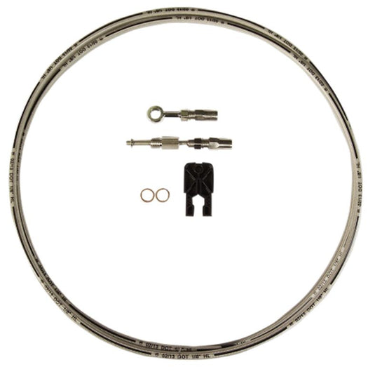 Magnum 391235A Build Your Own Braided Stainless DOT Hydraulic Clutch Line Kit - 10mm - 35 Degree Upper Banjo