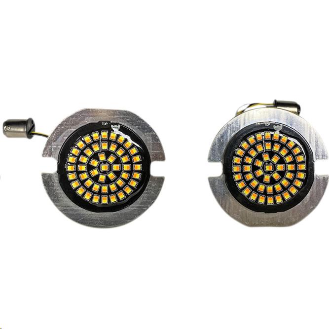 Custom Dynamics GEN-4-AW-1157T Flat Style Front Turn Signal Insert LED