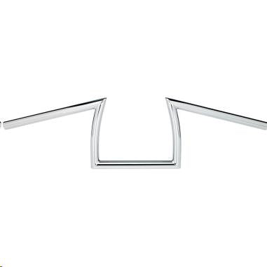 Biltwell Inc. 6014-1056 1in. Keystone XL Slotted Handlebar - Chrome