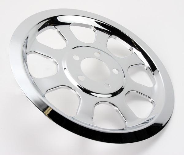 Drag Specialties 1201-0518 Chrome Outer Rear Pulley Insert
