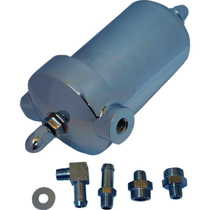 Drag Specialties 0712-0658 Oil Filter Assembly - Chrome