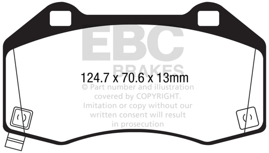 Ebc DP22286 EBC Greenstuff Brake Pad Sets