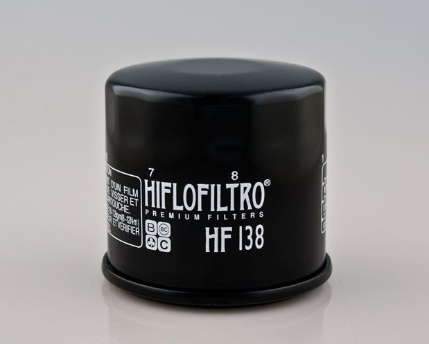 Hiflo HF138 Oil Filter - Black