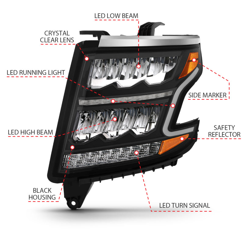 Load image into Gallery viewer, Anzo 111478 ANZ LED/Projector Headlights
