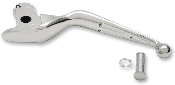 Drag Specialties 0613-0942 Slotted Wide Blade Clutch Lever - Chrome