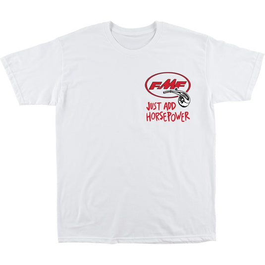 Fmf Racing Horse Power T-Shirt (XX-Large, White)