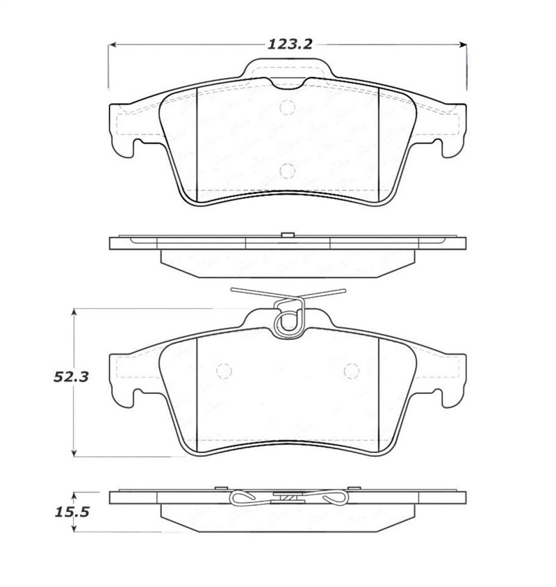 Load image into Gallery viewer, Stoptech 308.10950 ST Street Brake Pads
