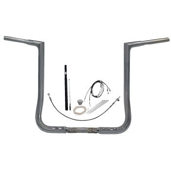 Fat Baggers, Inc. 719016 1-1/4in. EZ Install Flat Top Handlebar Kit - Chrome