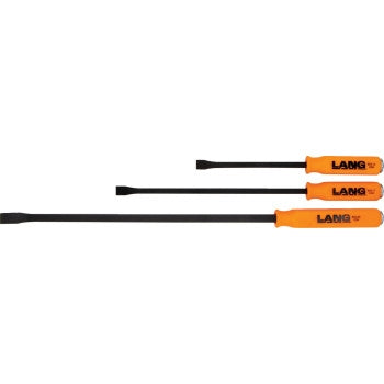 Lang Tools 853-3ST Curved Pry Bar With Striking Handle Set