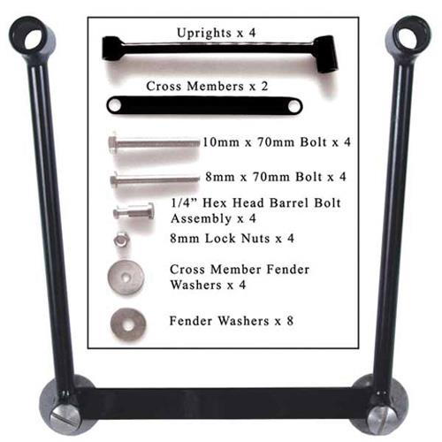 Willie & Max 58633-00 Universal Saddle Hard Mount Kit