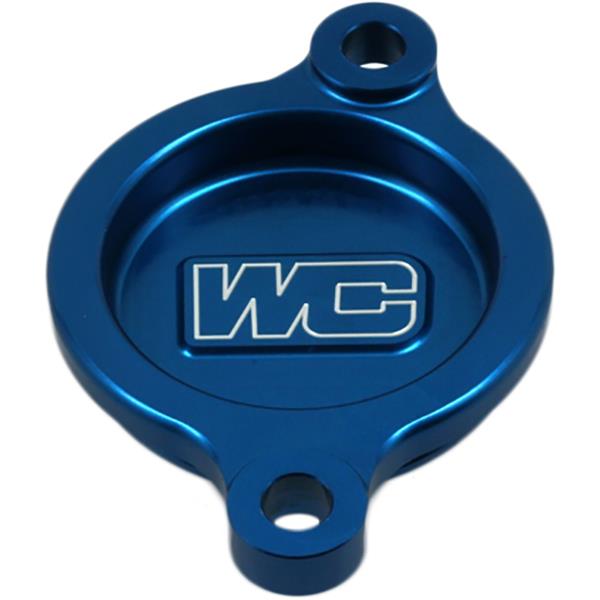 Works Connection 27-016 Oil Filter Cover - Blue