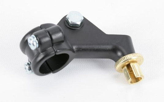 Parts Unlimited 45-1072 Two-Piece Left Lever Holder without Mirror Holes - Black