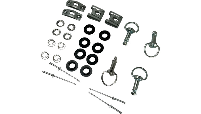 Quad Logic 100-4337-PU Quick-Release Dzus Fastener Side Panel Hardware Kit