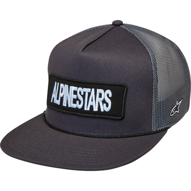 Load image into Gallery viewer, Alpinestars Ten Trucker Hat (One Size Fits Most, Dark Gray)
