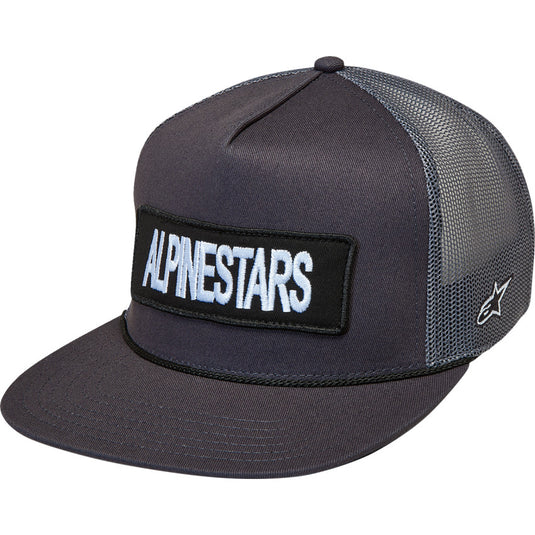 Alpinestars Ten Trucker Hat (One Size Fits Most, Dark Gray)