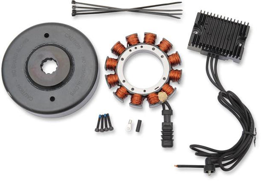 Drag Specialties 2112-1204 Heavy-Duty 32A Charging Kit - Black Regulator