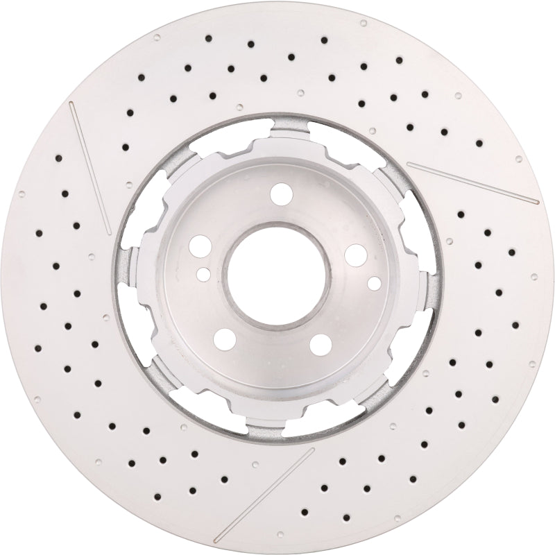Load image into Gallery viewer, Brembo Oe 09.A945.33 BRE Drilled UV Coated Rotors
