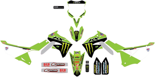 Dcor 20-20-802 2022 Monster Energy Kawasaki Complete Kit - White