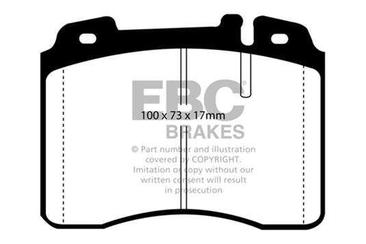 Ebc DP4927R EBC Yellowstuff Brake Pad Sets