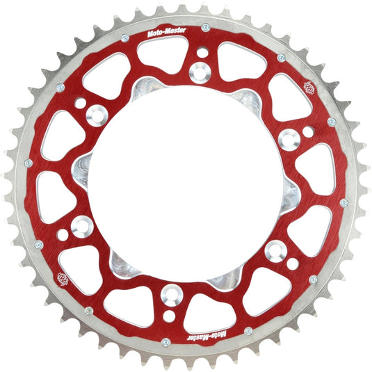 Moto-Master 620123348 Fusion Dual-Ring Sprocket - 48T - Red