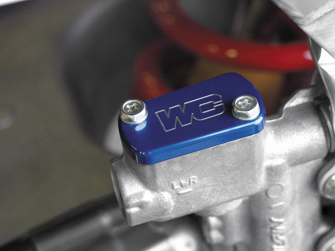 Works Connection 21-600 Rear Master Cylinder Cover - Blue