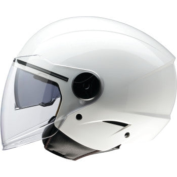 Load image into Gallery viewer, Z1r Scuzzi Solid Helmet (X-Large, White)
