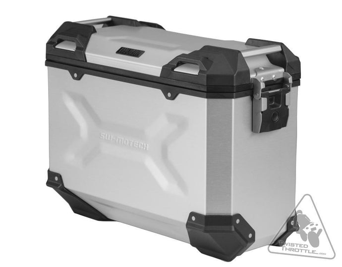Sw-Motech ALK.00.733.11000R/S Trax Adventure 37 Liter ALU-BOX Side Case - Right - Silver