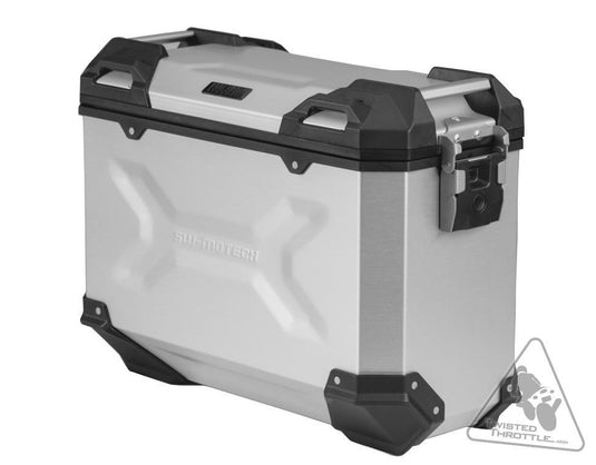 Sw-Motech ALK.00.733.11000R/S Trax Adventure 37 Liter ALU-BOX Side Case - Right - Silver