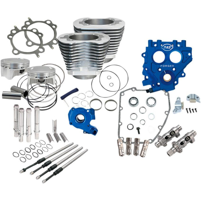 S&S Cycle 330-0662 Power Package - Chain Drive - Silver