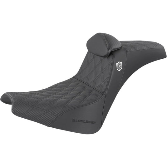Saddlemen SC81830DBRT Pro Series SDC Performance Gripper Seat with Brackrest