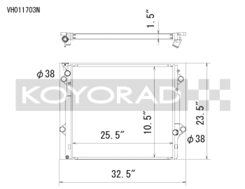 Load image into Gallery viewer, Koyo VH011703N KOY Racing Radiators
