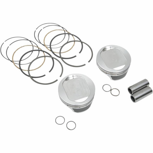 Kb Performance KB660C.005 Forged Piston Kit (103ci.) - .005in. Oversize to 3.875in., 10.0:1 Compression