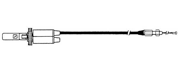 Sp1 05-146 Dual Choke Cable - 24 1/2in.