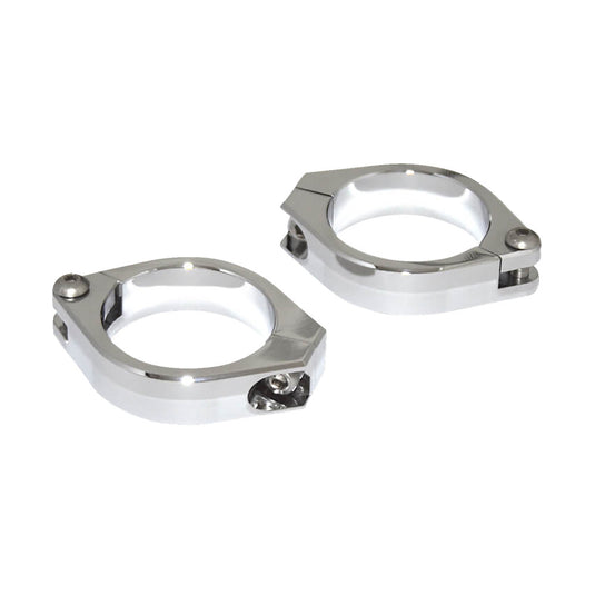 Highsider 207-409 Fork Clamps - 42-43 mm - Chrome