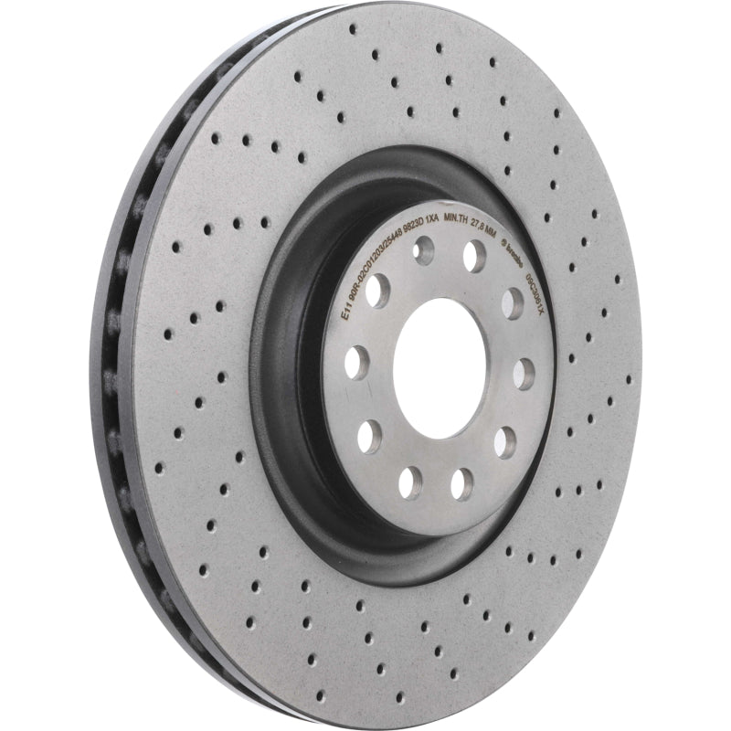 Load image into Gallery viewer, Brembo Oe 09.C306.1X BRE Drilled UV Coated Rotors

