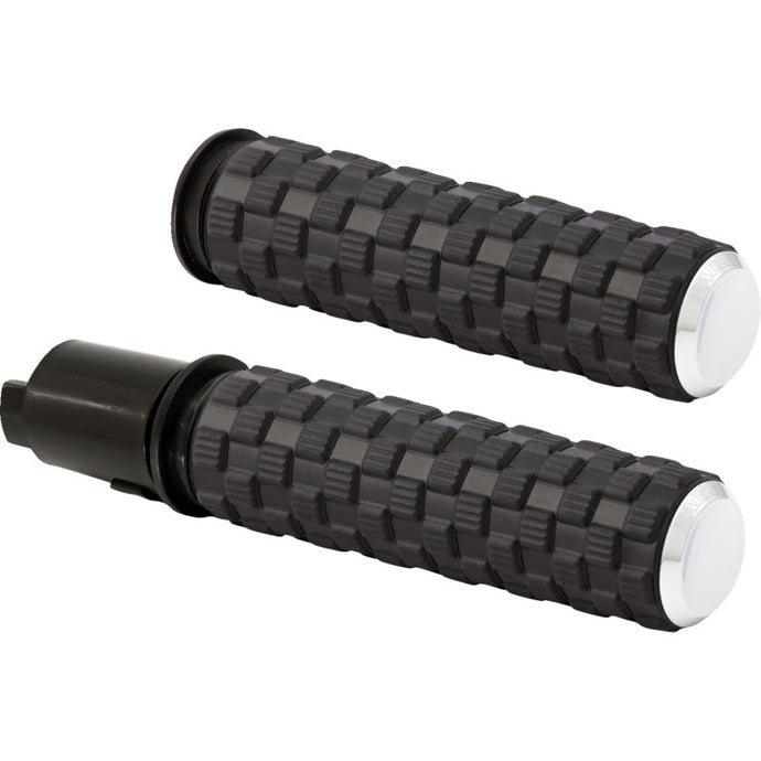 Arlen Ness 500-067 Air Trax Grips - Chrome